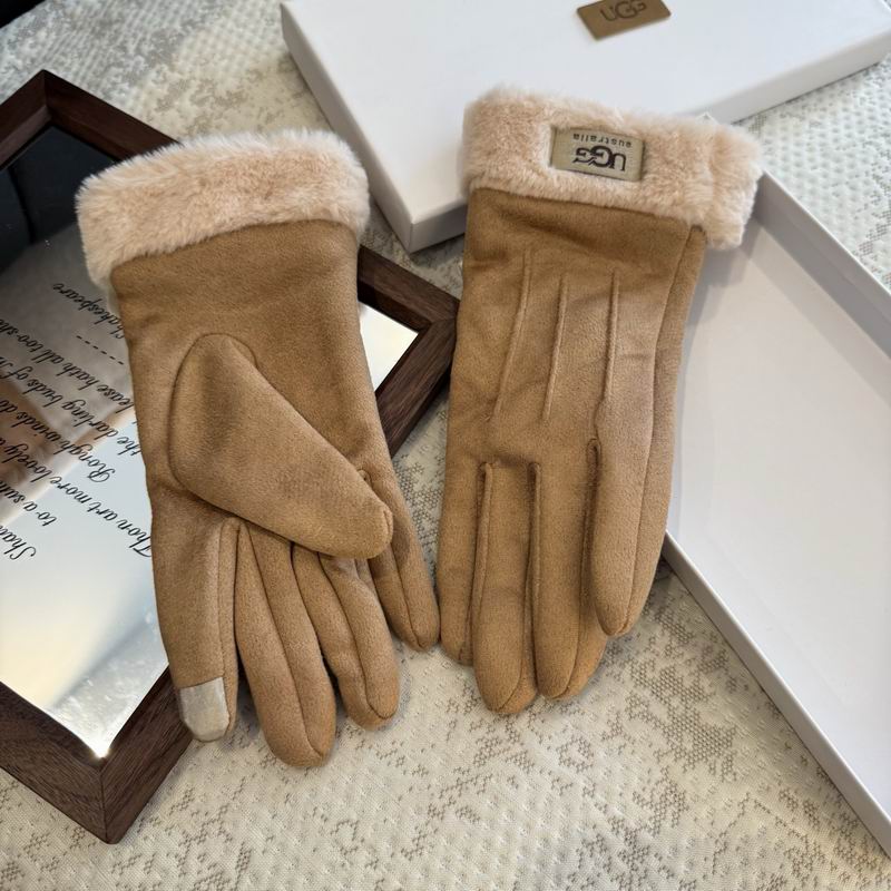 UGG-Handschuhe mit doppelter Schulterpartie