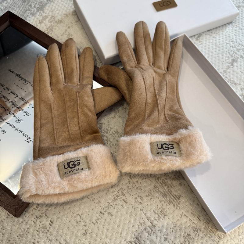 UGG-Handschuhe mit doppelter Schulterpartie